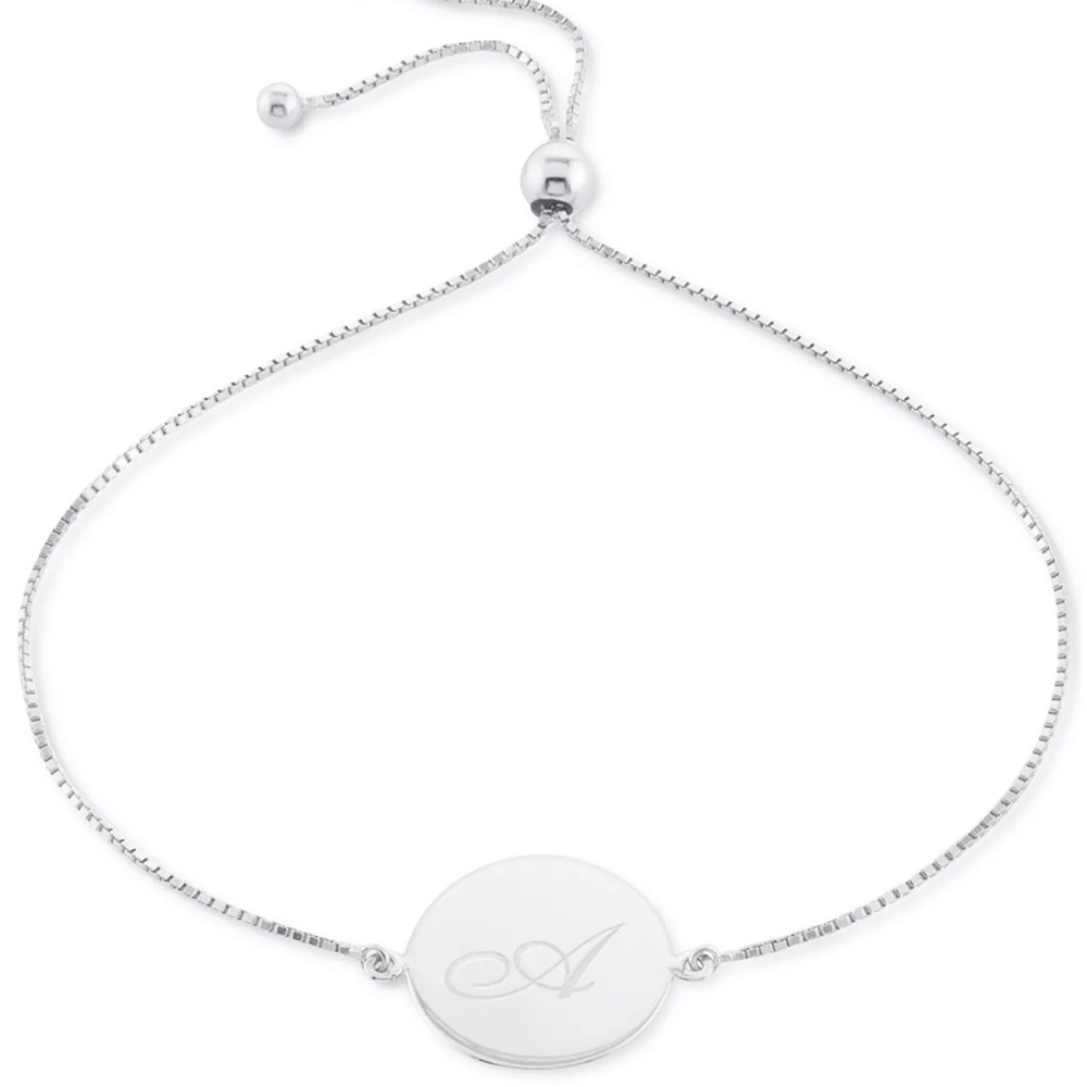 Giani Bernini Initial Disc Bracelet